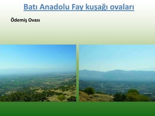 Batı Anadolu Fay kuşağı ovaları
Ödemiş Ovası
 