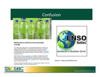 Confusion	
  




        Source:	
  	
  www.ensobo[les.com	
  	
  




                                          www.sustainablebiomaterials.org
 