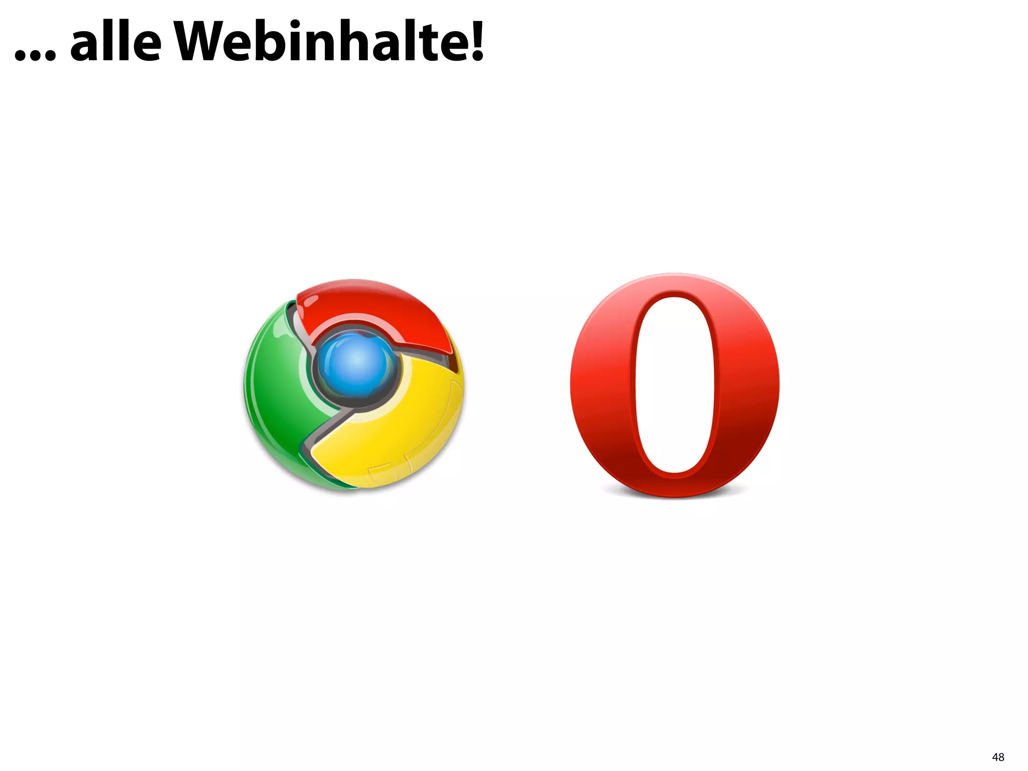 ... alle Webinhalte!




                       48
 