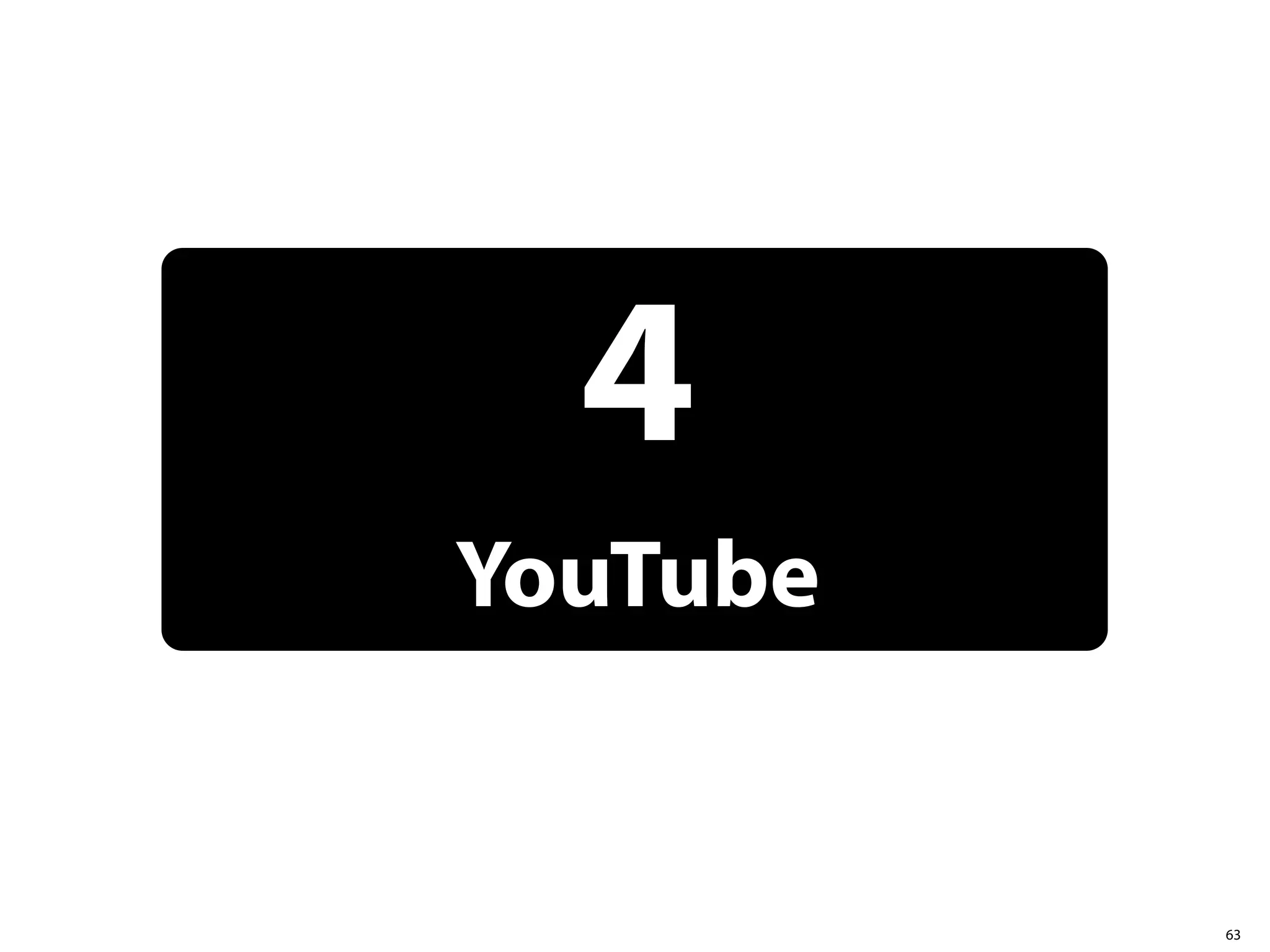 4
YouTube


          63
 