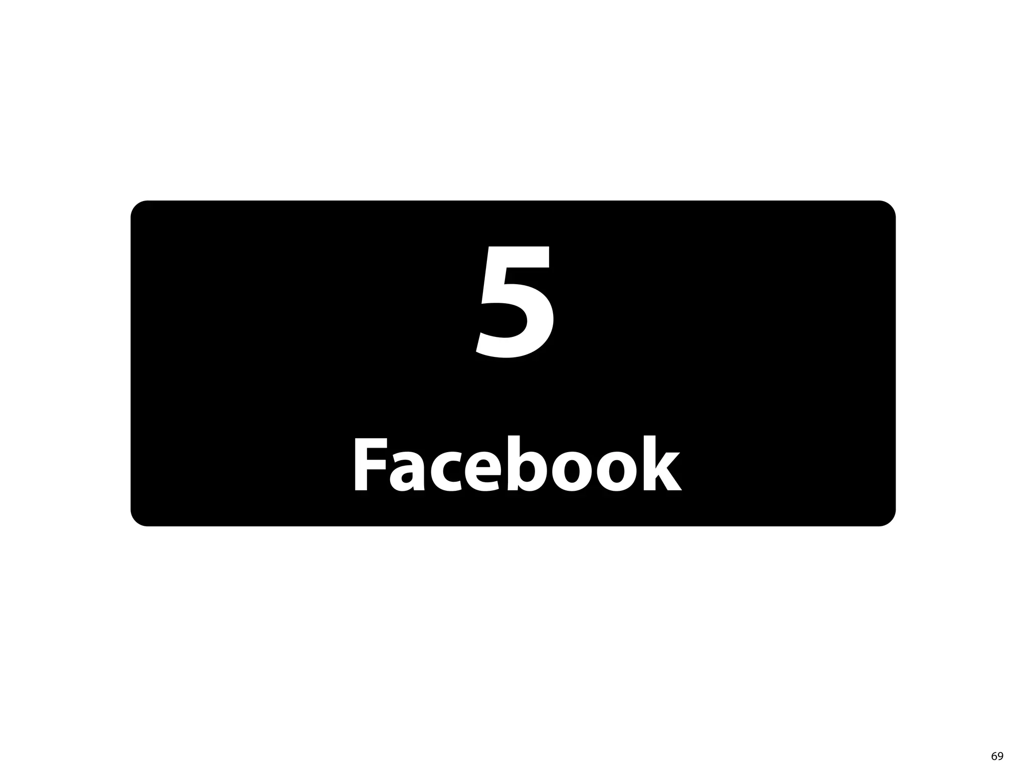 5
Facebook


           69
 