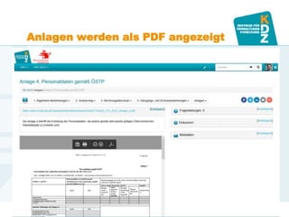 www.kdz.or.at
Anlagen werden als PDF angezeigt
 