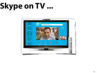 Skype on TV ...




                  36
 