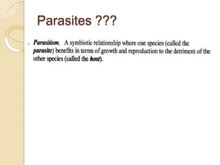 Parasites ???
 