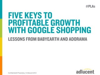 5 Keys to Profitable Growth with Google Shopping