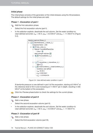 Plaxis 3d tutorial manual | PDF