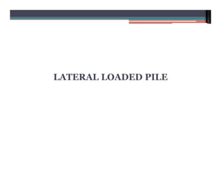 Numerical Simulation of Pile using PLAXIS | PDF