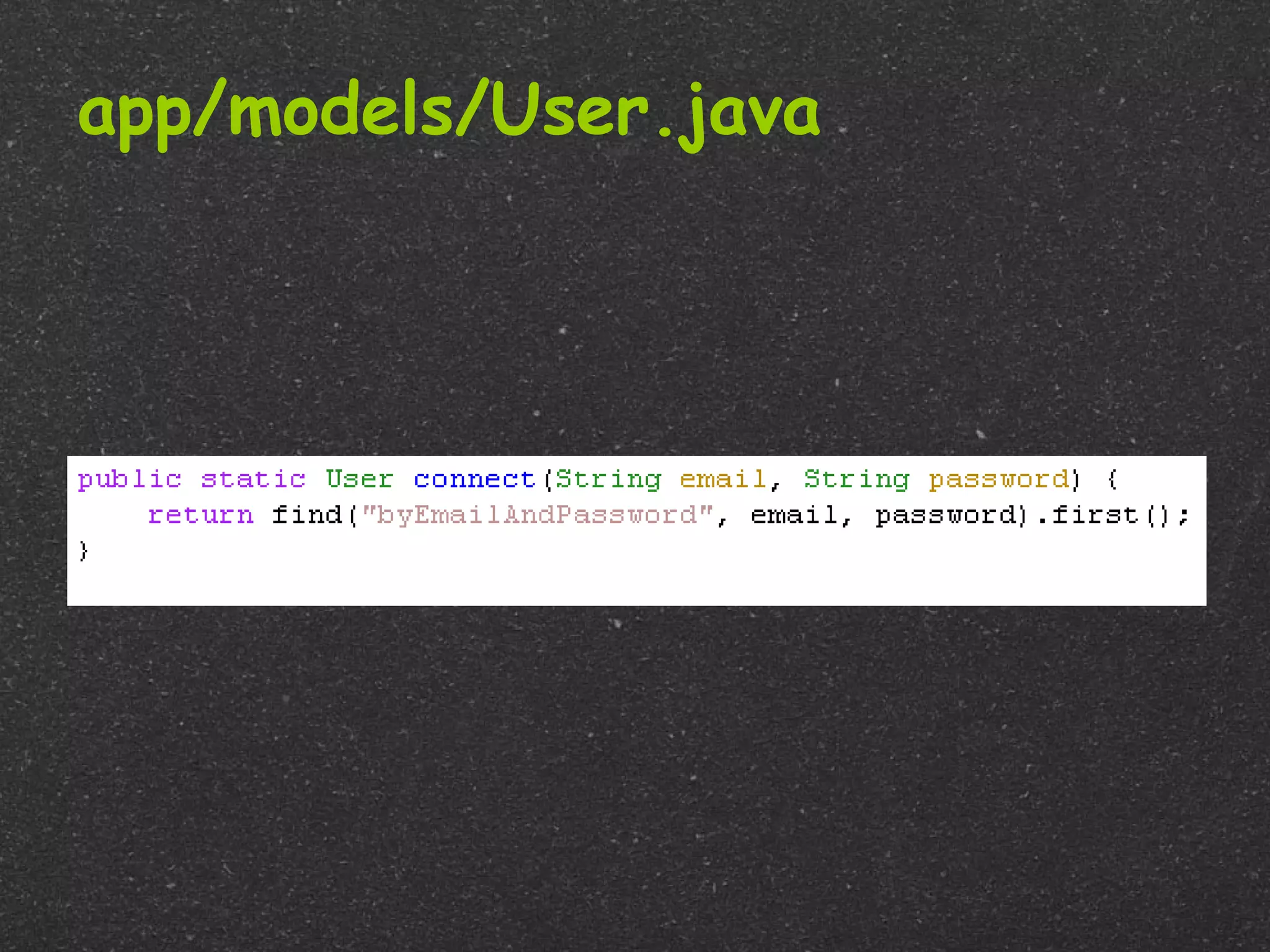 app/models/User.java
 
