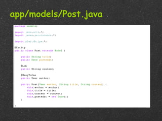 app/models/Post.java
 