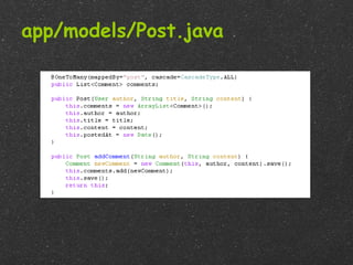app/models/Post.java
 