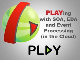 PLAYing
with SOA, EDA
  and Event
  Processing
(in the Cloud)
 