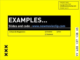 Play with Pixels, Bitmap Manipulation with Flash! -  Koen De Weggheleire