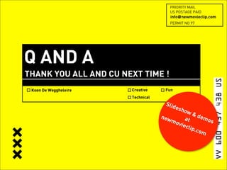 Play with Pixels, Bitmap Manipulation with Flash! -  Koen De Weggheleire