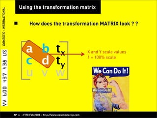 Play with Pixels, Bitmap Manipulation with Flash! -  Koen De Weggheleire