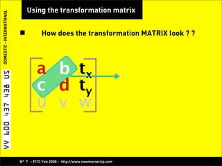 Play with Pixels, Bitmap Manipulation with Flash! -  Koen De Weggheleire