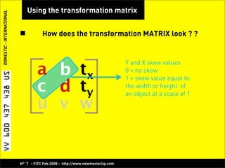 Play with Pixels, Bitmap Manipulation with Flash! -  Koen De Weggheleire