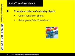 Play with Pixels, Bitmap Manipulation with Flash! -  Koen De Weggheleire