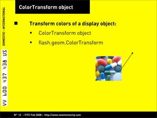 Play with Pixels, Bitmap Manipulation with Flash! -  Koen De Weggheleire
