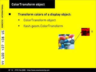 Play with Pixels, Bitmap Manipulation with Flash! -  Koen De Weggheleire