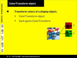 Play with Pixels, Bitmap Manipulation with Flash! -  Koen De Weggheleire