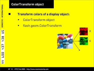 Play with Pixels, Bitmap Manipulation with Flash! -  Koen De Weggheleire