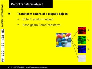 Play with Pixels, Bitmap Manipulation with Flash! -  Koen De Weggheleire