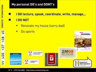 Play with Pixels, Bitmap Manipulation with Flash! -  Koen De Weggheleire