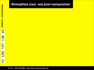 Play with Pixels, Bitmap Manipulation with Flash! -  Koen De Weggheleire
