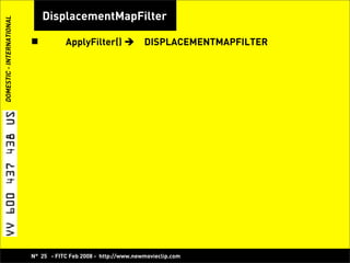 Play with Pixels, Bitmap Manipulation with Flash! -  Koen De Weggheleire