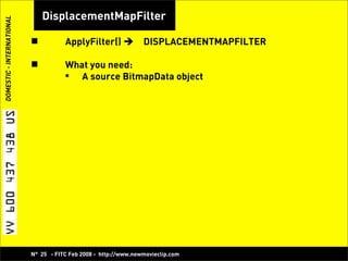 Play with Pixels, Bitmap Manipulation with Flash! -  Koen De Weggheleire