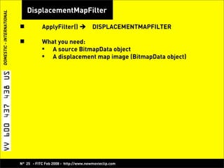 Play with Pixels, Bitmap Manipulation with Flash! -  Koen De Weggheleire