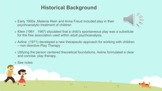 Play Therapy Presentation Clinical Psychology | PPTX