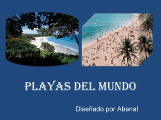 PLAYAS DEL MUNDO
Diseñado por Abenal
 