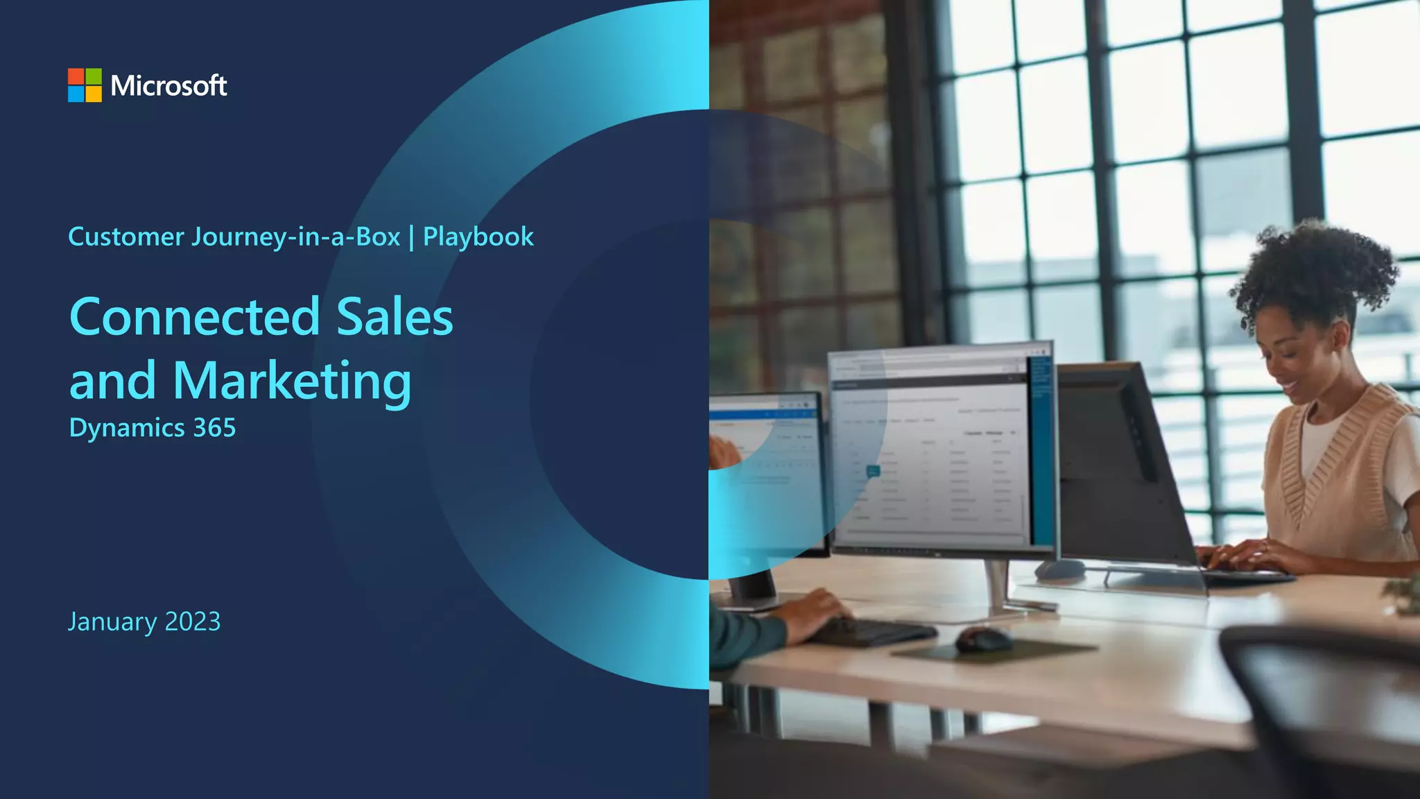 Connected Sales
and Marketing
Dynamics 365
Customer Journey-in-a-Box | Playbook
January 2023
 