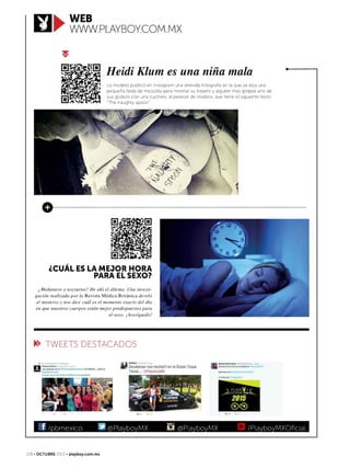 Playboy Mexico - octubre 2015