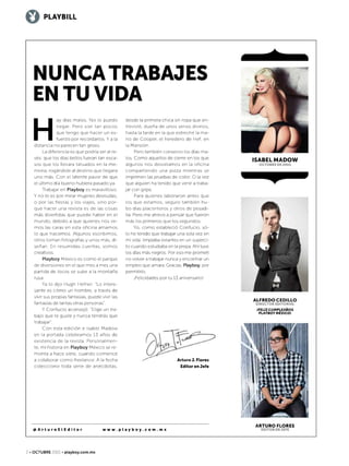Playboy Mexico - octubre 2015