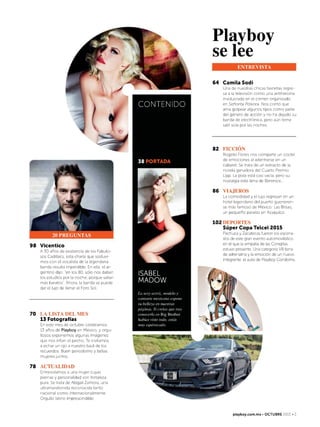 Playboy Mexico - octubre 2015