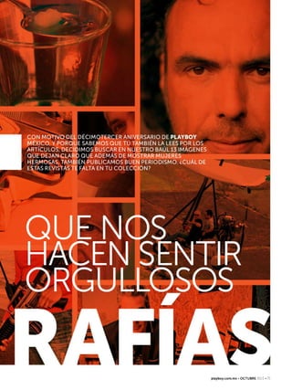 Playboy Mexico - octubre 2015