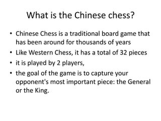 Play chinese chess | PPTX