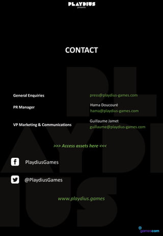 Playdius   gamescom 2017