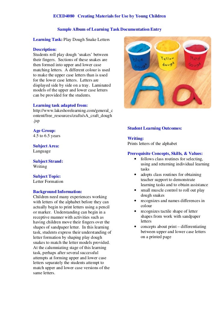 Play dough snake letters