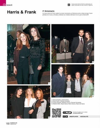 160 PLAYERS OF LIFE
FEBRERO 2018
 