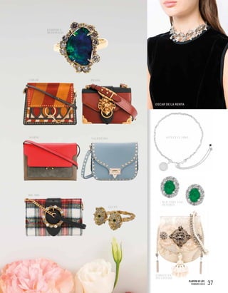 37PLAYERS OF LIFE
FEBRERO 2018
GUCCI
KIMBERLY
MCDONALD
ASTLEY CLARKE
WOUTERS AND
HENDRIX
CHRISTIAN
PELLIZZARI
CHLOÉ
MARNI VALENTINO
OSCAR DE LA RENTA
PRADA
MIU MIU
 