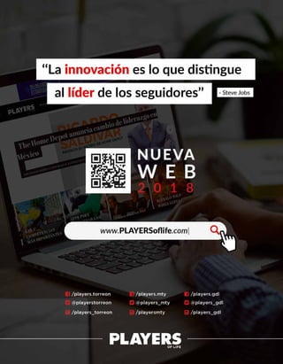 43PLAYERS OF LIFE
FEBRERO 2018
 