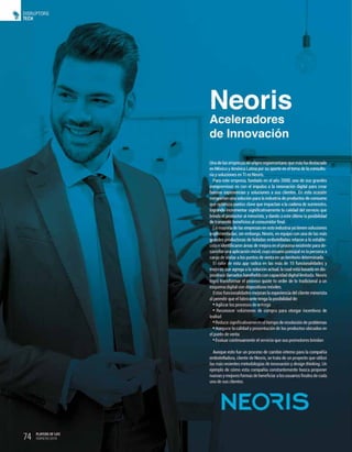 74 PLAYERS OF LIFE
FEBRERO 2018
 