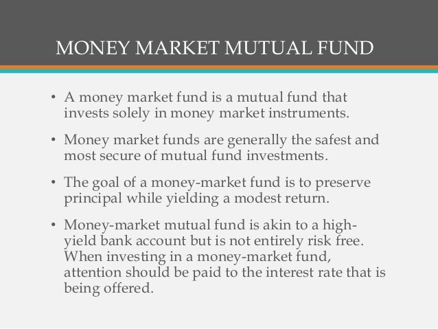 Where can you purchase money market funds?