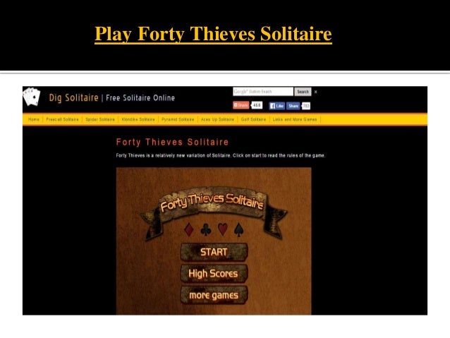 Play 40 Thieves Online Play 40 Thieves Online