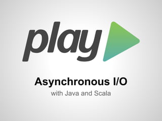Asynchronous I/O
with Java and Scala
 