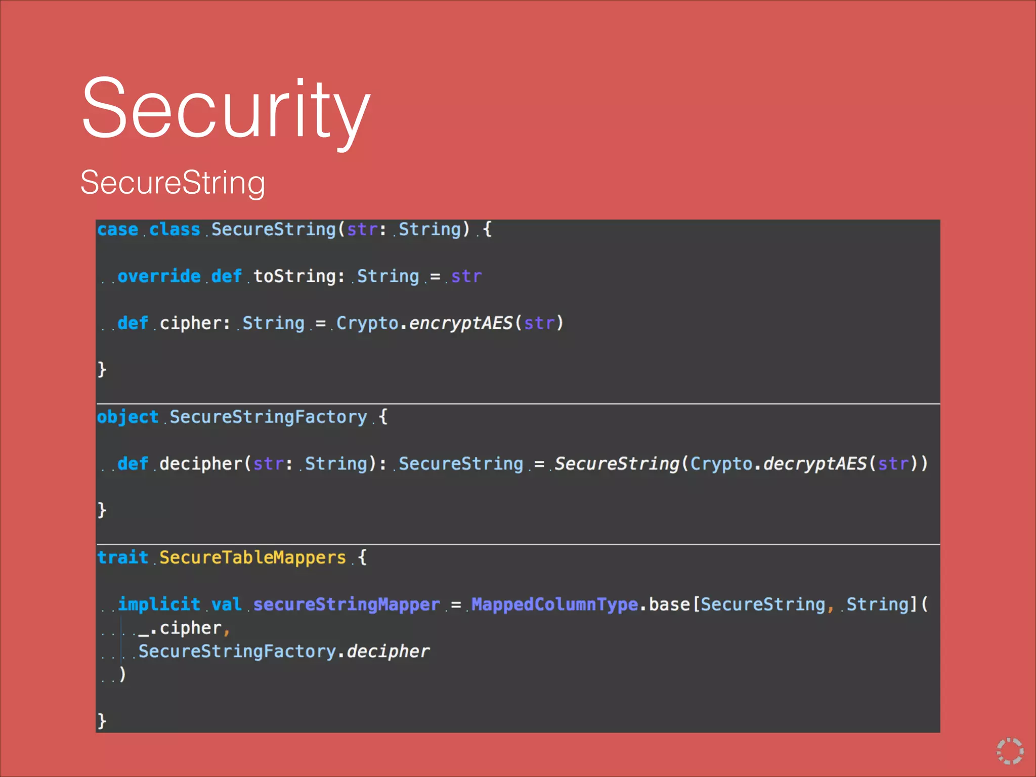 Security
SecureString
 