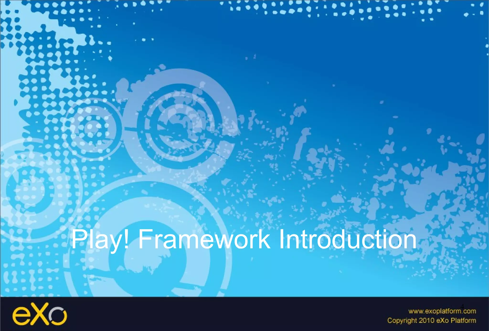 Play! Framework Introduction 